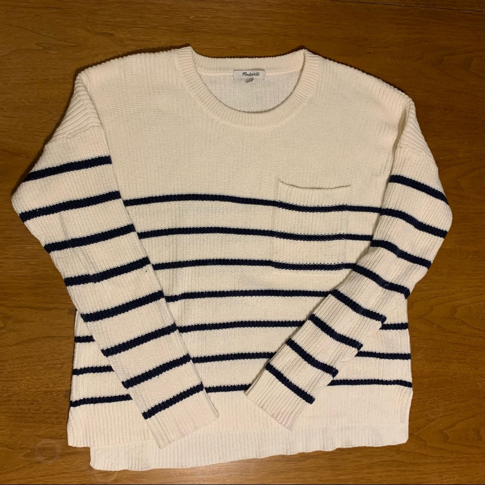 Madewell Cotton Striped Sweater